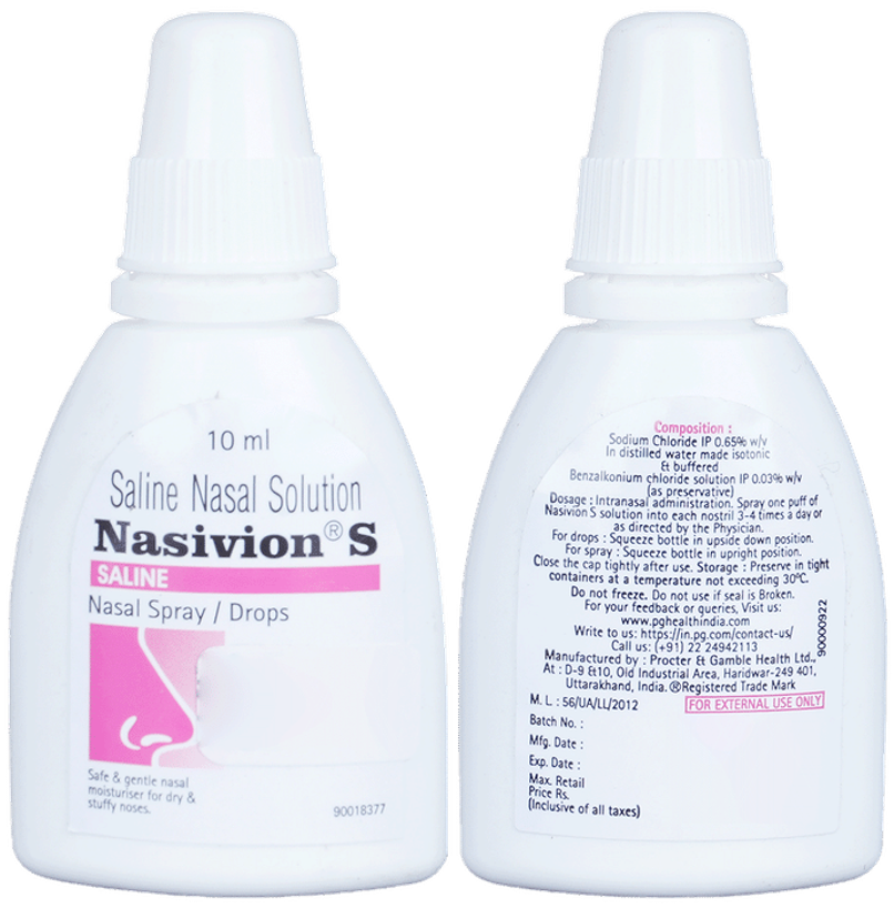 Nasivion S Saline Nasal Drop