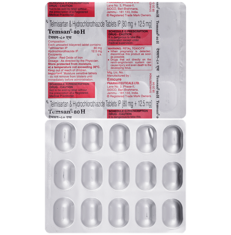 Temsan-80 H Tablet