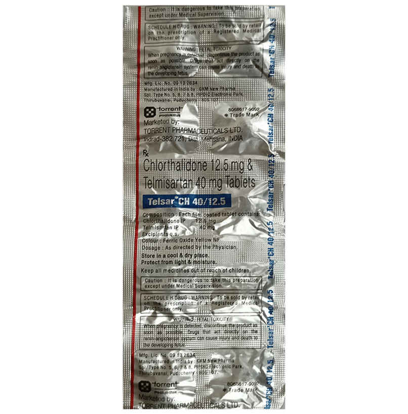 Telsar CH 40/12.5 Tablet