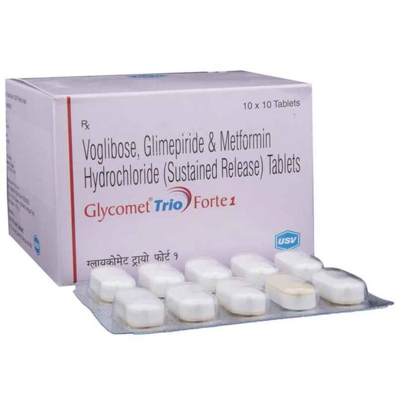 Glycomet Trio Forte 1 Tablet SR