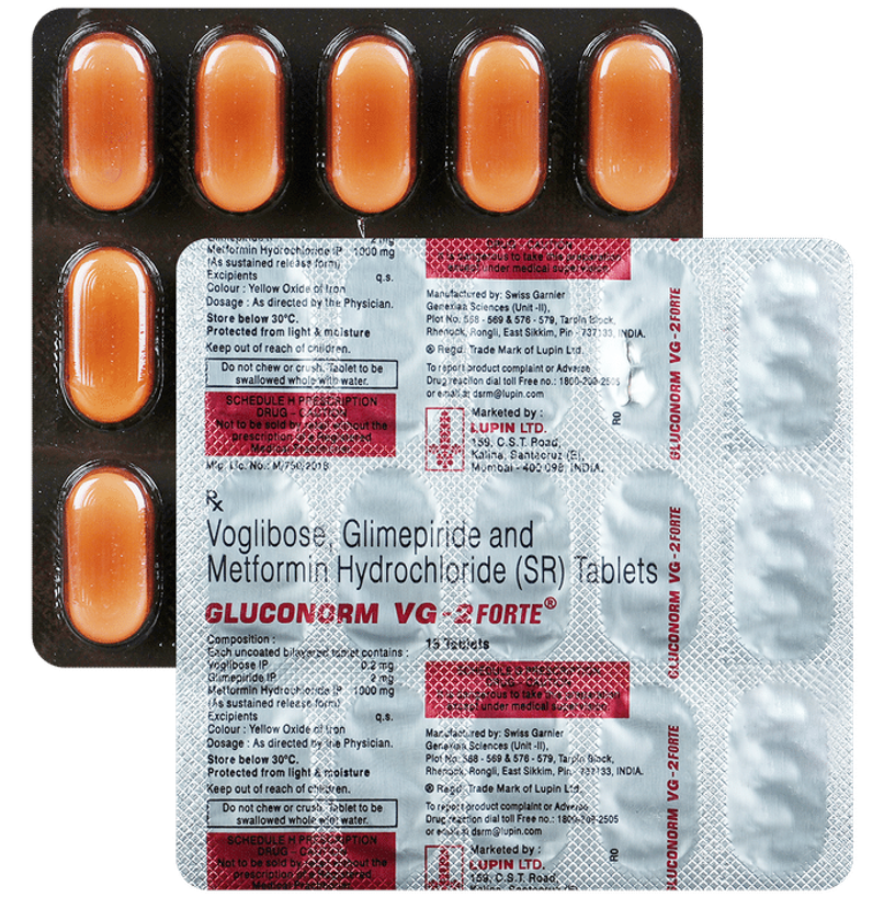 Gluconorm VG-2 Forte Tablet SR