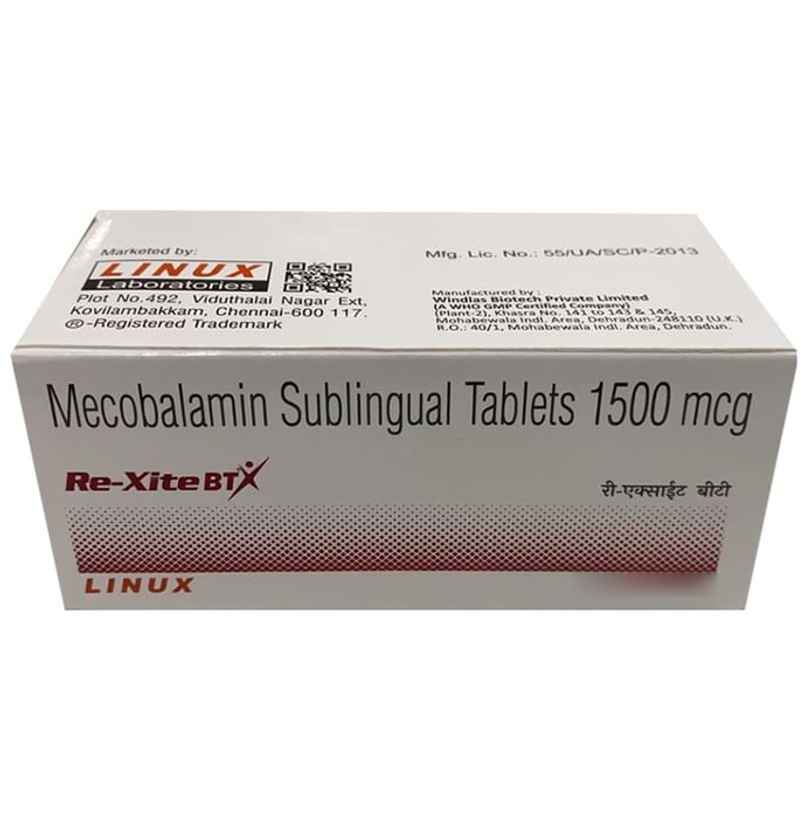 Re-Xite BT Sublingual Tablet Re-Xite BT Sublingual Tablet