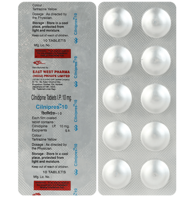 Cilnipres-10 Tablet