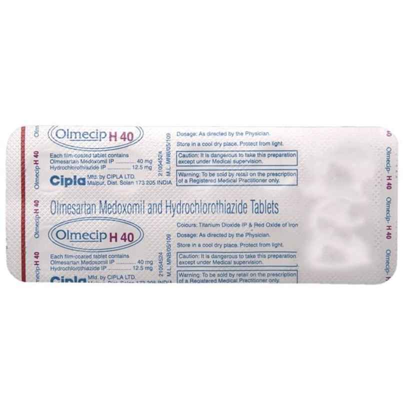 Olmecip H 40 Tablet Olmecip H 40 Tablet