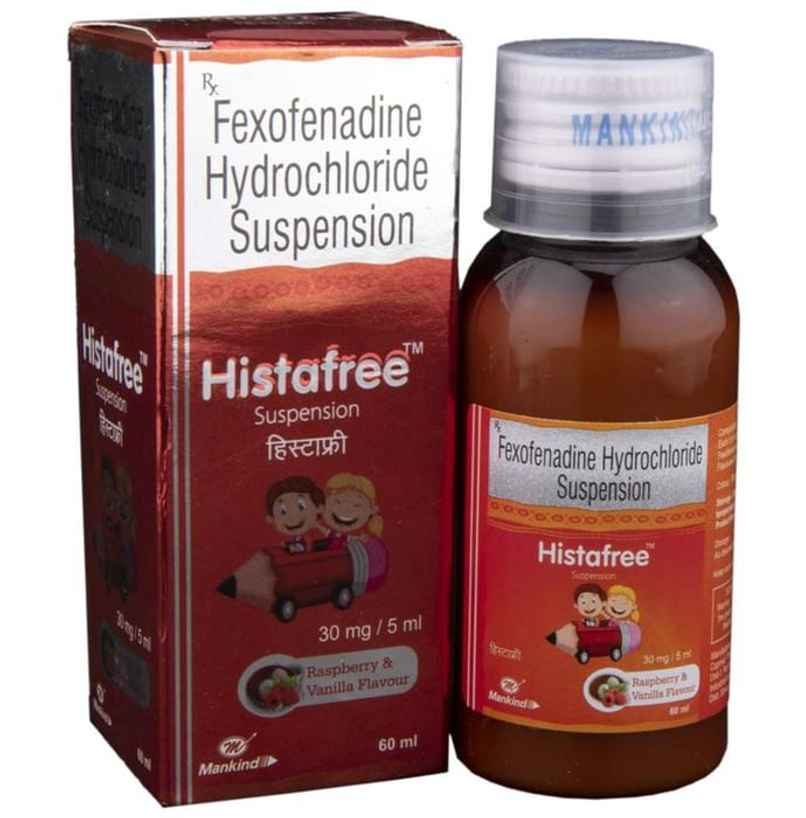 Histafree Raspberry & Vanilla Flavour Oral Suspension