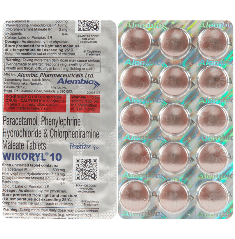 Wikoryl 10 Tablet