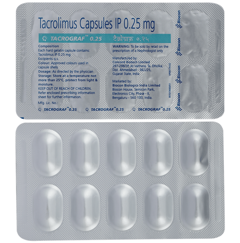 Tacrograf 0.25 Capsule
