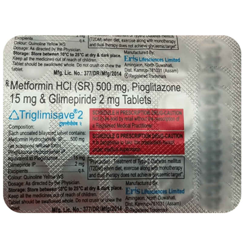 Triglimisave 2 Tablet SR