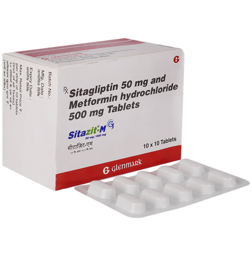 Sitazit-M 50mg/500mg Tablet