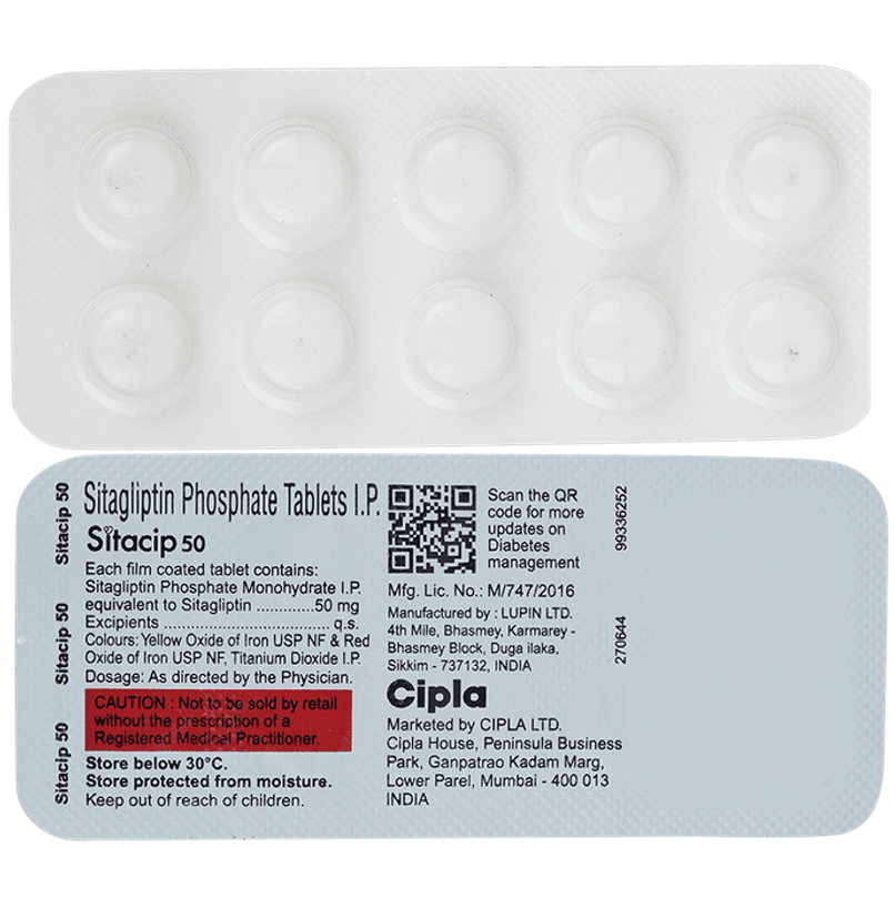 Sitacip 50 Tablet