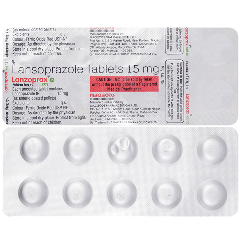 Lanzoprax Kid 15 Tablet Lanzoprax Kid 15 Tablet