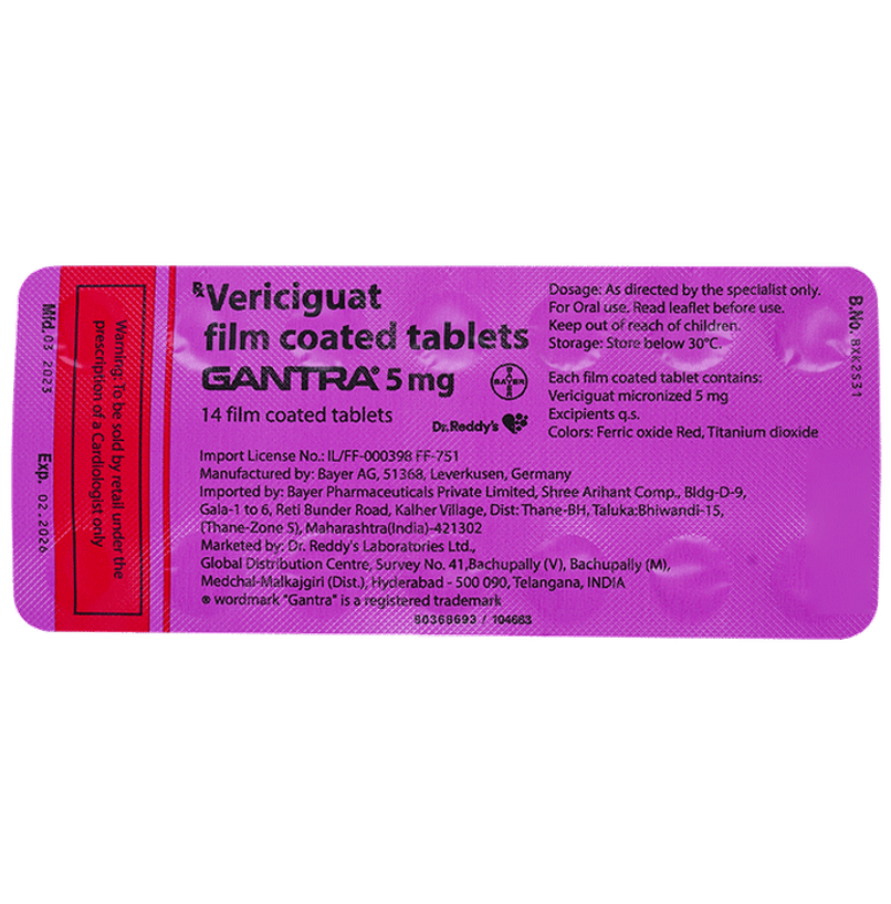 Gantra 5mg Tablet