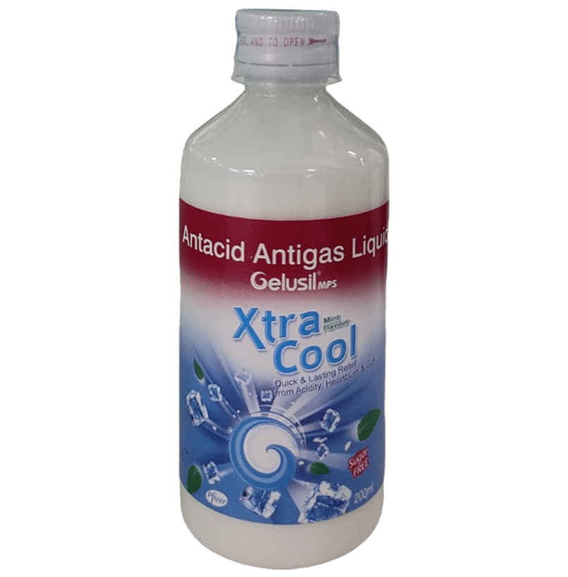 Gelusil MPS Xtracool Mint Flavour Sugar Free Oral Liquid Gelusil MPS Xtracool Mint Flavour Sugar Free Oral Liquid