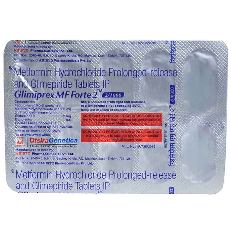 Glimiprex MF Forte 2 Tablet PR