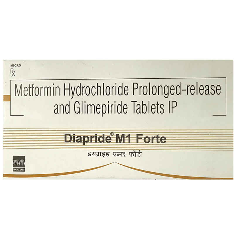 Diapride M1 Forte Tablet PR Diapride M1 Forte Tablet PR
