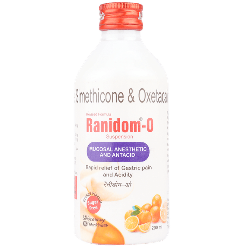 Ranidom-O Orange Flavour Sugar Free Oral Suspension