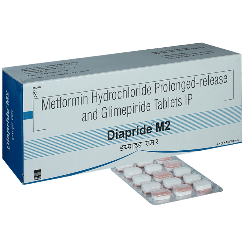 Diapride M2 Tablet PR Diapride M2 Tablet PR
