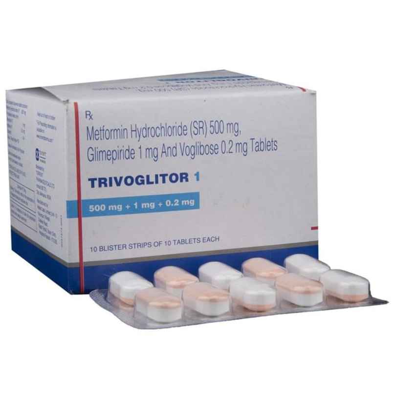 Trivoglitor 1 Tablet SR Trivoglitor 1 Tablet SR
