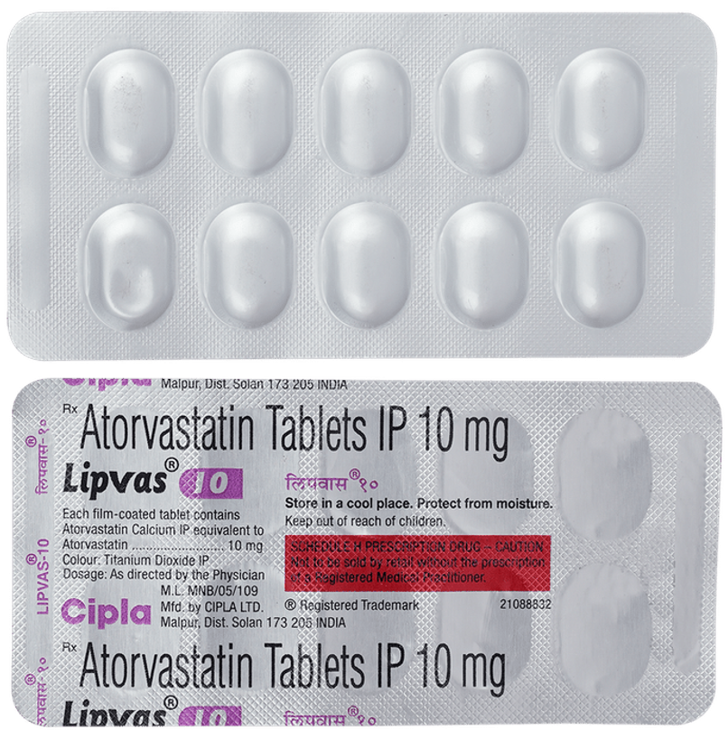 Lipvas 10 Tablet