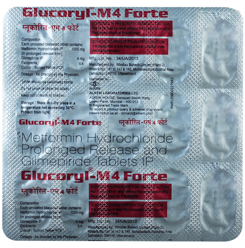 Glucoryl-M4 Forte Tablet PR 