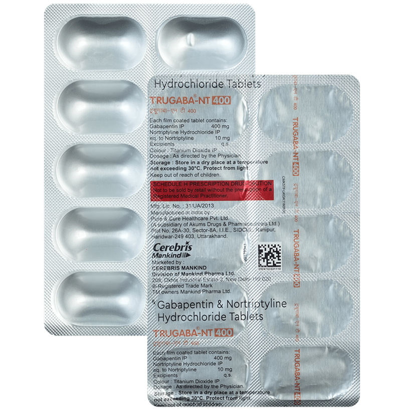 Trugaba-NT 400 Tablet