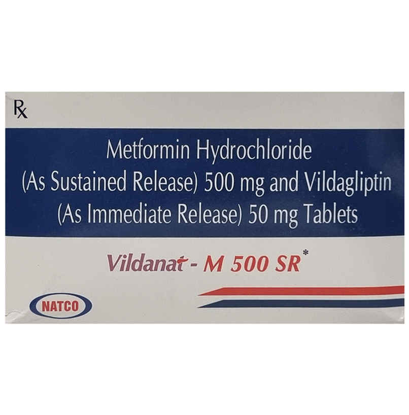 Vildanat-M 500 SR Tablet
