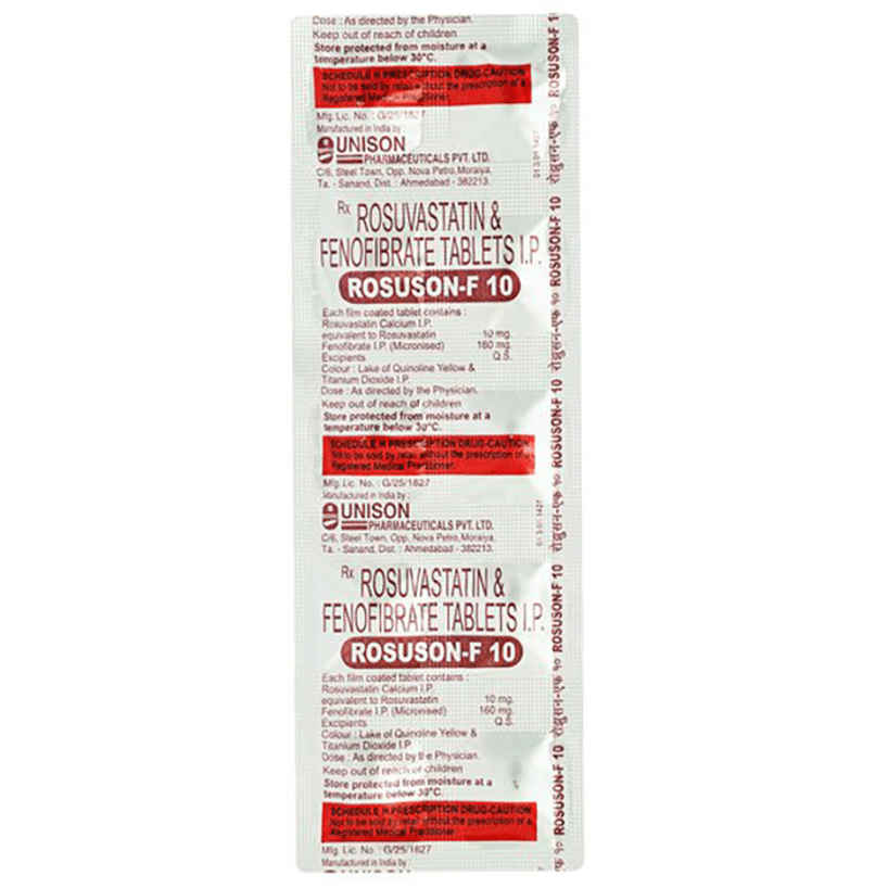 Rosuson-F 10 Tablet Rosuson-F 10 Tablet