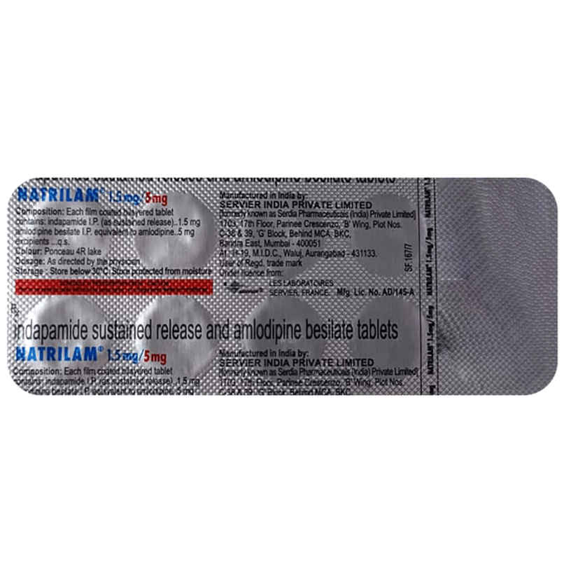 Natrilam 1.5mg/5mg Tablet SR
