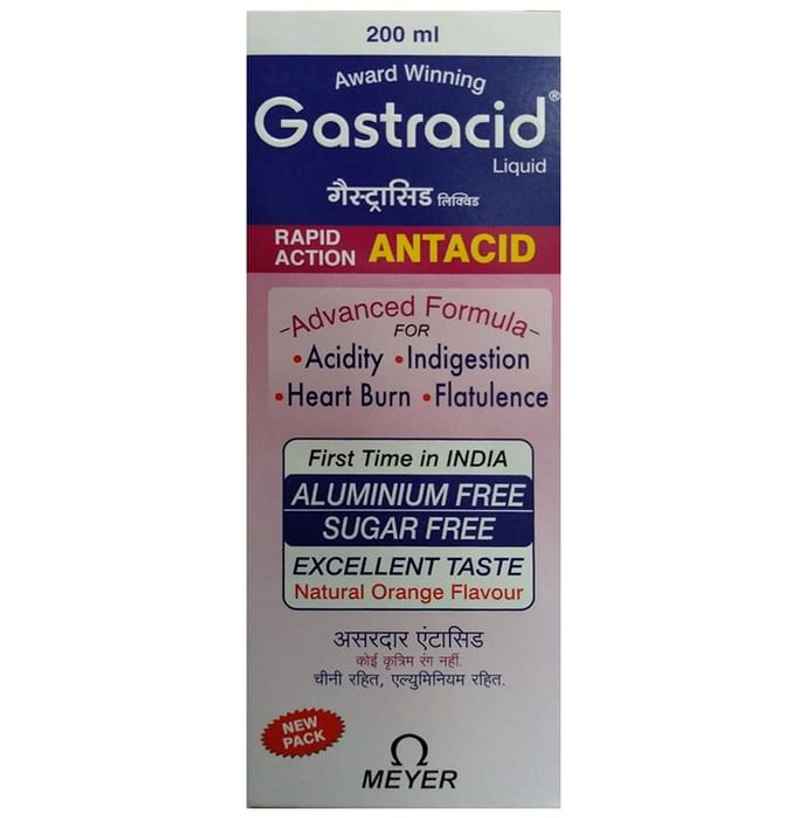 Gastracid Natural Orange Flavour Sugar Free Liquid