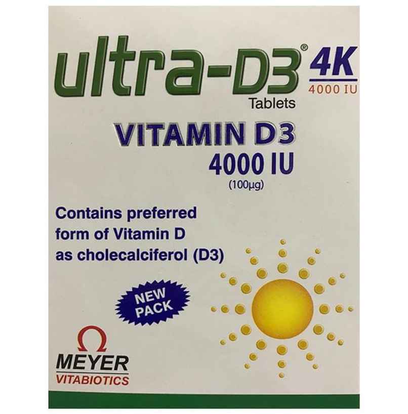 Ultra-D3 4000IU Vitamin D3 Tablet