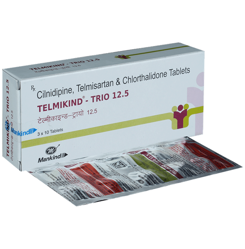 Telmikind-Trio 12.5 Tablet