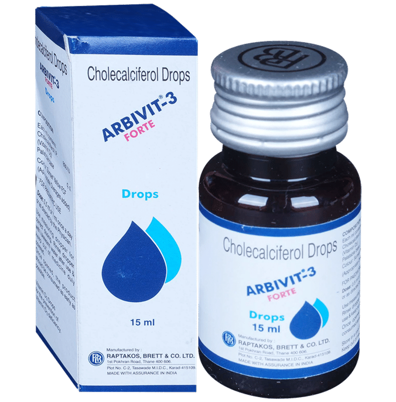 Arbivit-3 Forte Vitamin D3 Oral Drop