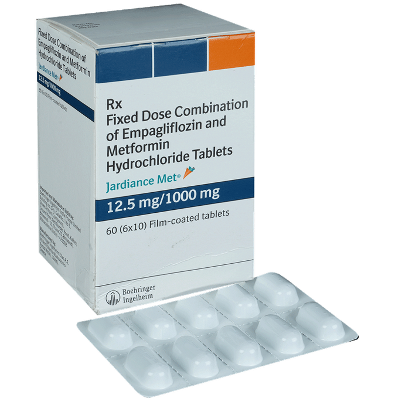 Jardiance Met 12.5mg/1000mg Tablet
