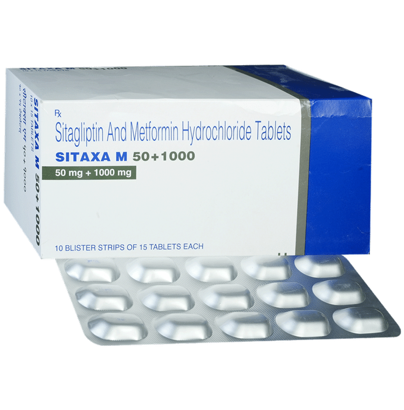 Sitaxa M 50+1000 Tablet