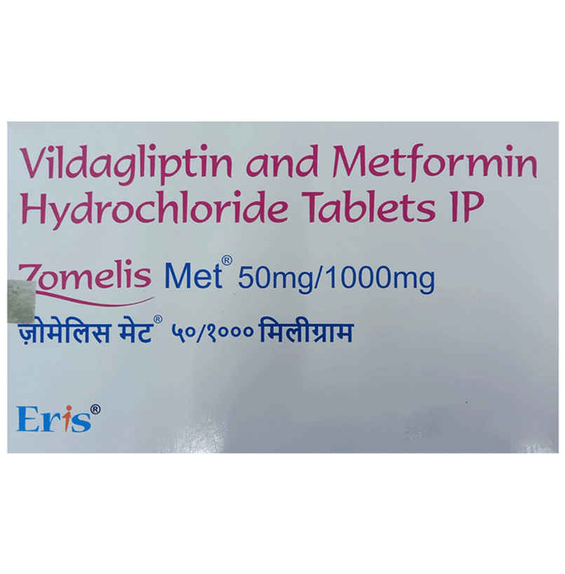 Zomelis Met 50mg/1000mg Tablet