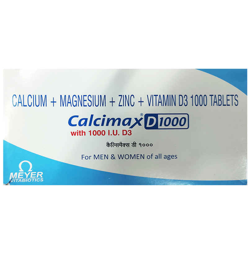 Calcimax D 1000 Tablet Calcimax D 1000 Tablet