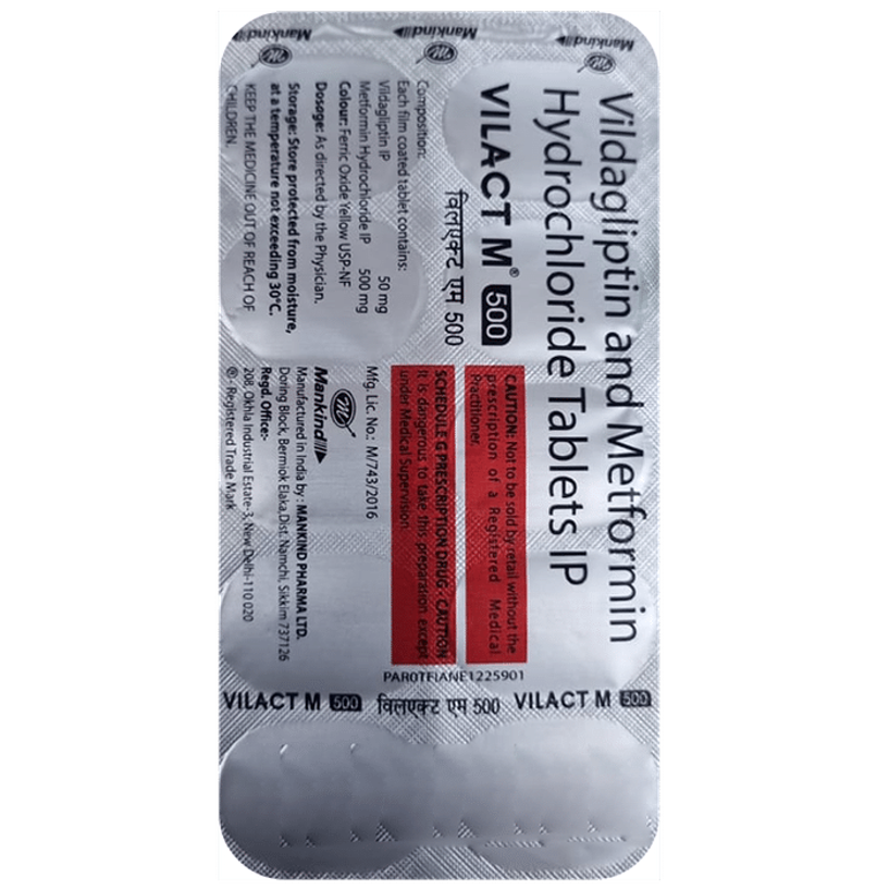 Vilact M 500 Tablet
