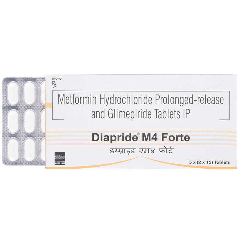 Diapride M4 Forte Tablet PR Diapride M4 Forte Tablet PR