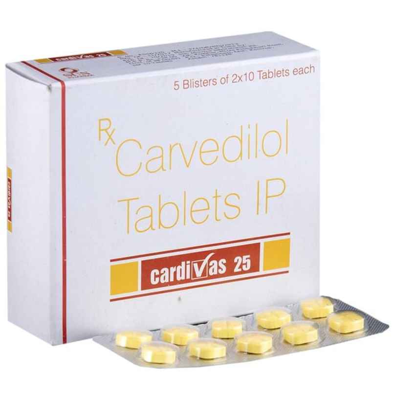 Cardivas 25 Tablet Cardivas 25 Tablet