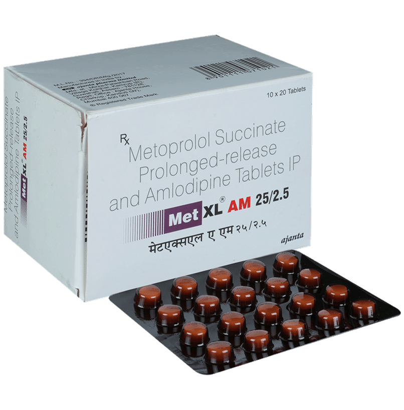 Met XL AM 25/2.5 Tablet PR