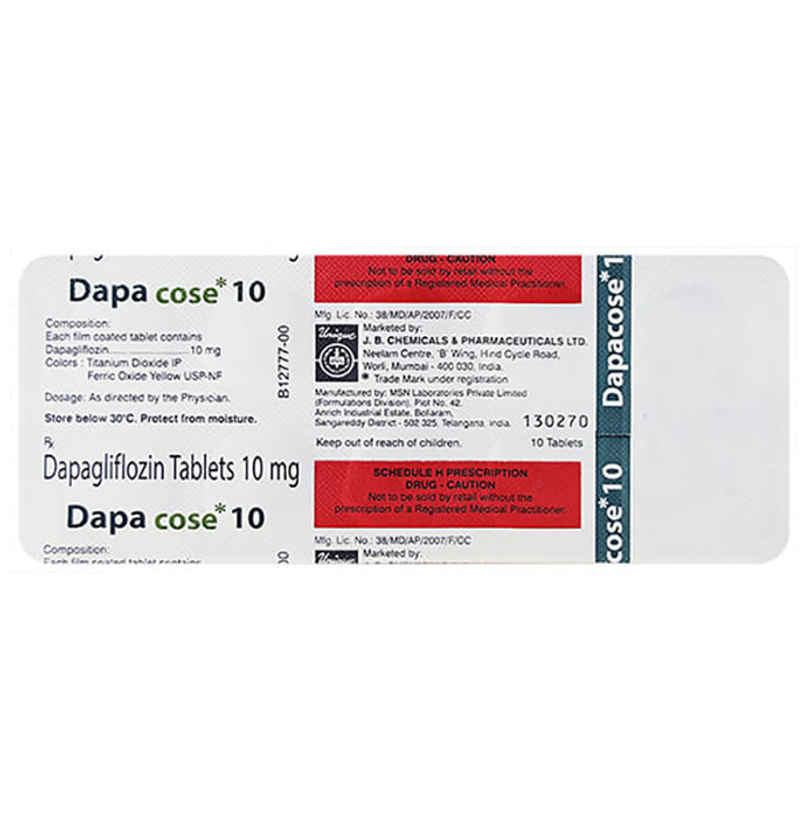 Dapacose 10 Tablet