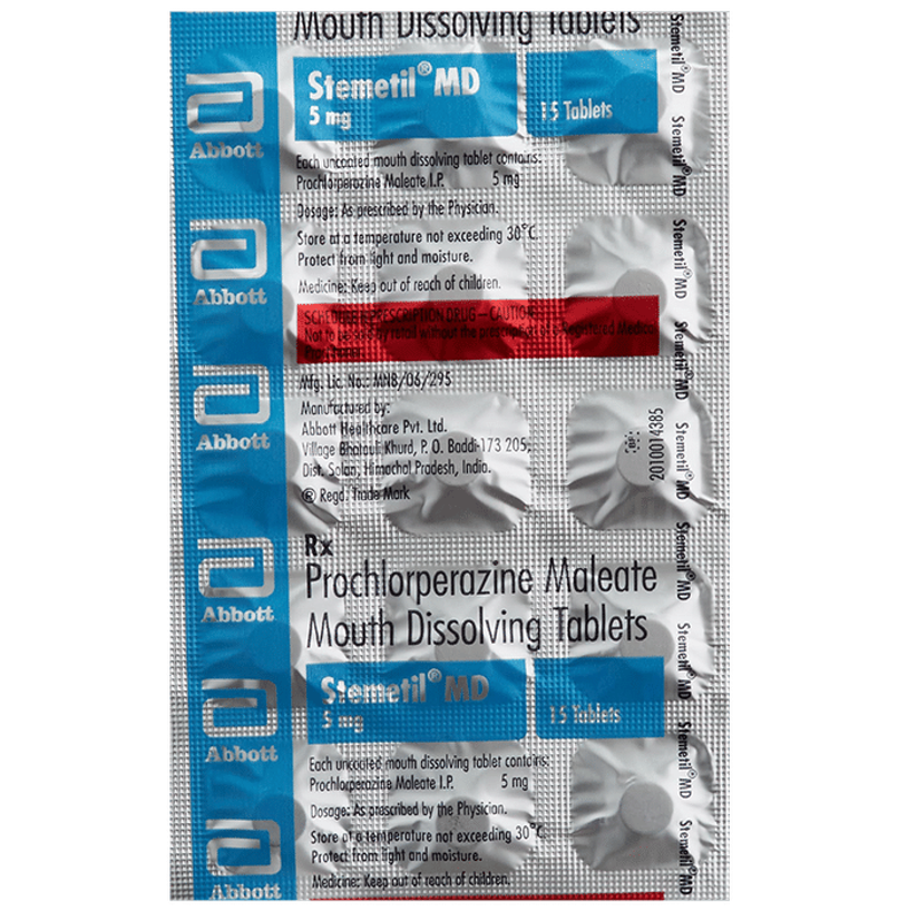 Stemetil MD 5mg Tablet Stemetil MD 5mg Tablet
