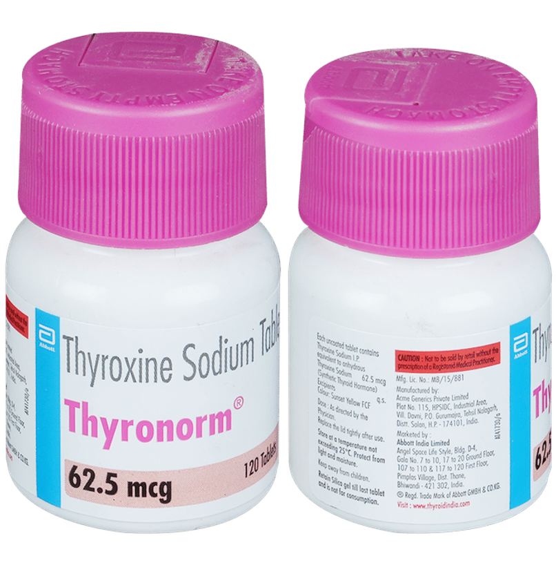 Thyronorm 62.5mcg Tablet
