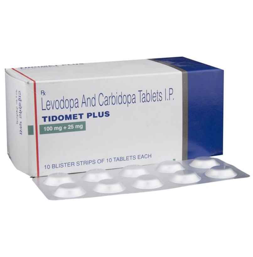 Tidomet Plus 100mg+25mg Tablet