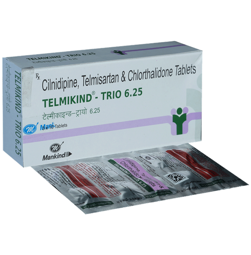 Telmikind-Trio 6.25 Tablet