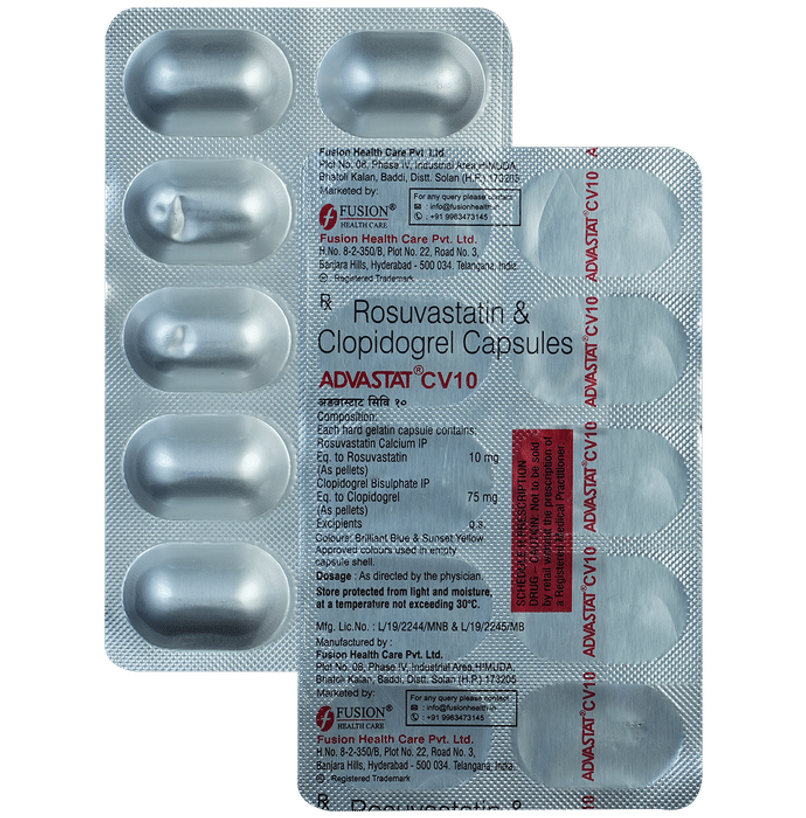 Advastat CV 10 Capsule Advastat CV 10 Capsule
