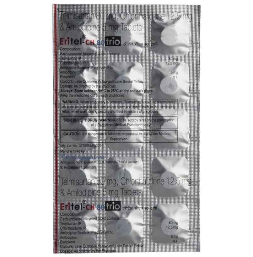 Eritel-CH 80 Trio Tablet Eritel-CH 80 Trio Tablet