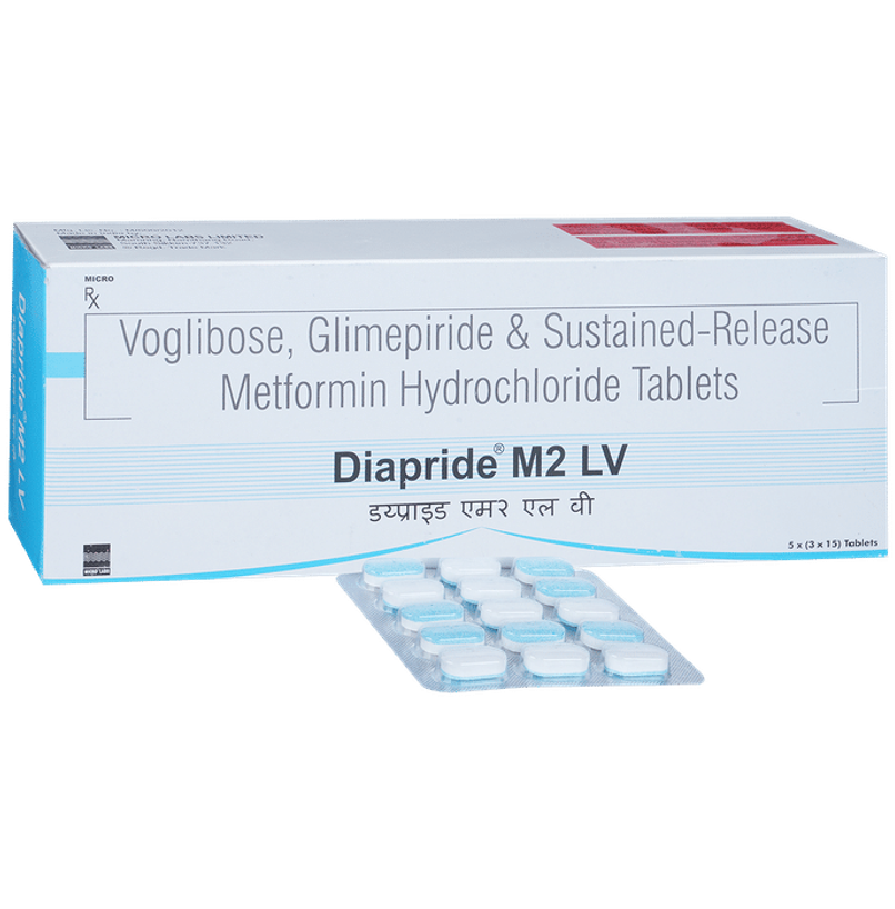 Diapride M2 LV Tablet SR Diapride M2 LV Tablet SR
