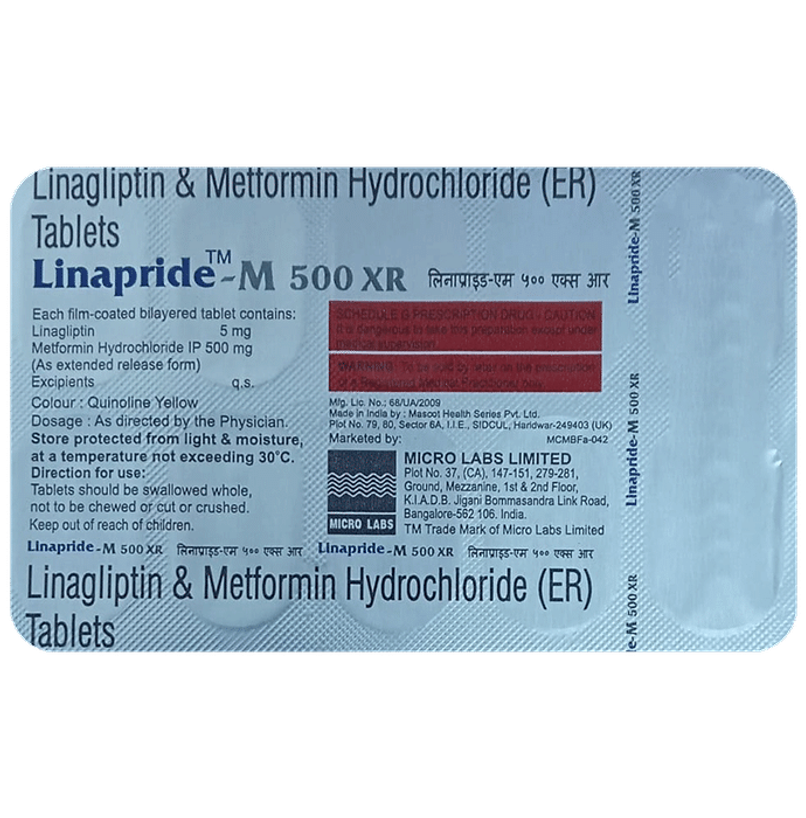 Linapride-M 500 XR Tablet
