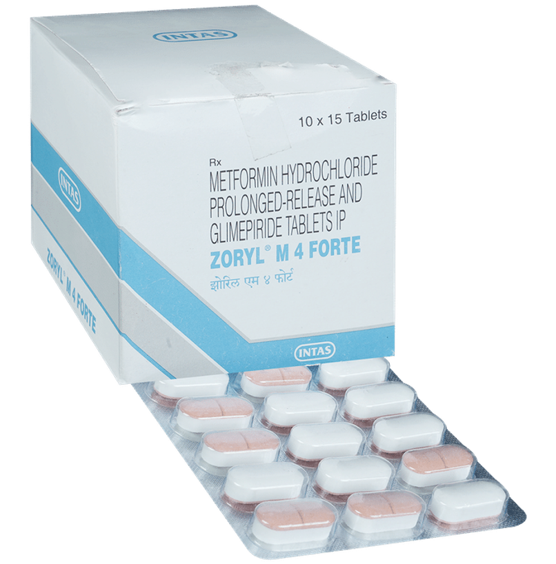 Zoryl M 4 Forte Tablet PR